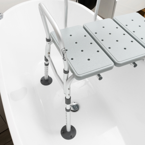 Vannas krēsls ar atzveltni (stūra/nestandarta vannām)