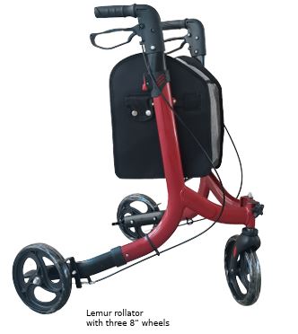 Trīsriteņu rollators (Lemur)