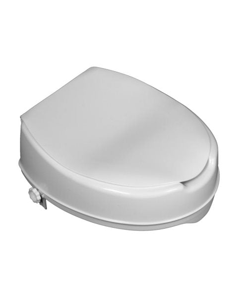 Raised toilet seat