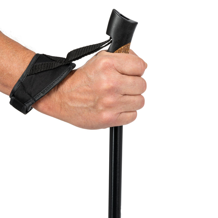 Nūjošanas nūjas ar somu (melnas)