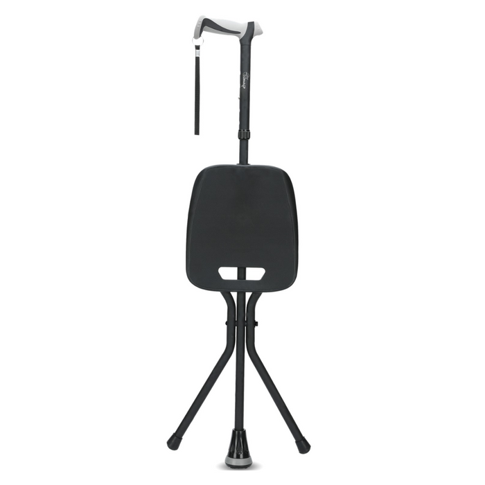 Alumīnija spieķis ar izlaižamu sēdvirsmu (SeatTim)