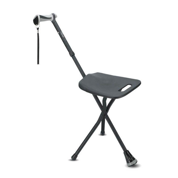 Alumīnija spieķis ar izlaižamu sēdvirsmu (SeatTim)